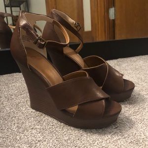 Brown Platform Sandals